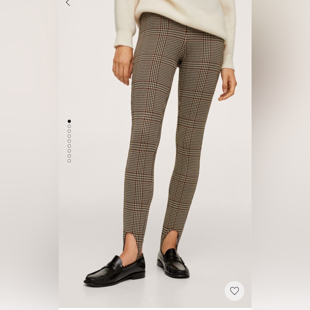 Check Fuseau Leggings